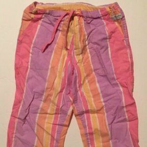 TOTEM BY THE SEA Girls' Striped Cropped/Capri Pants ~ Sz 4